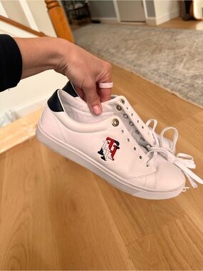 White Leather Tommy Hilfiger Sneakers